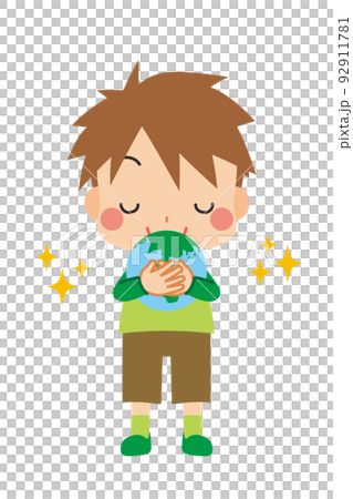 地球を抱きしめる可愛い小さな男の子のイラスト SDGs 白背景 クリップアート 全身 キラキラ 地球を抱きしめる可愛い小さな男の子のイラスト SDGs 白背景 クリップアート 全身 キラキラ 92911781