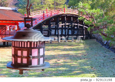【広島県】日本三景安芸の宮島の厳島神社 【広島県】日本三景安芸の宮島の厳島神社 92913198