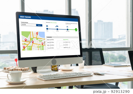 Delivery tracking system for e-commerce and modish online business 92913290