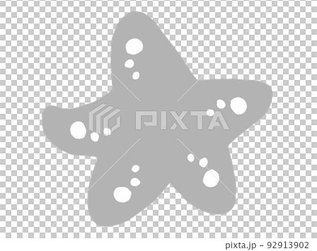 Cute starfish in the sea / hand-drawn illustration material 92913902