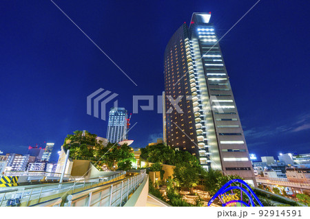 夜のパークスガーデン なんばパークス パークスタワー 夜のパークスガーデン なんばパークス パークスタワー 92914591