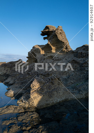 男鹿半島のゴジラ岩 男鹿半島のゴジラ岩 92914607