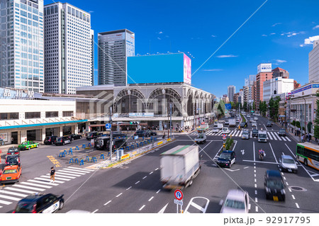 《東京都》品川駅前・都市風景 92917795