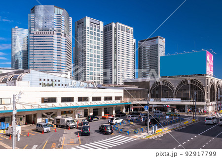 《東京都》品川駅前・都市風景 92917799
