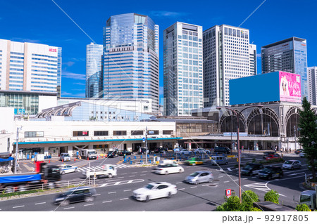 《東京都》品川駅前・都市風景 92917805