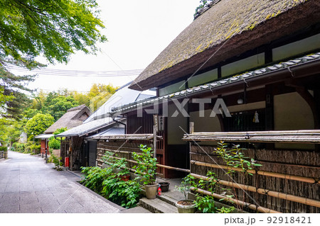 京都らしい町並み 嵯峨鳥居本 京都らしい町並み 嵯峨鳥居本 92918421