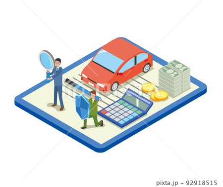 自動車保険加入のイメージ 92918515