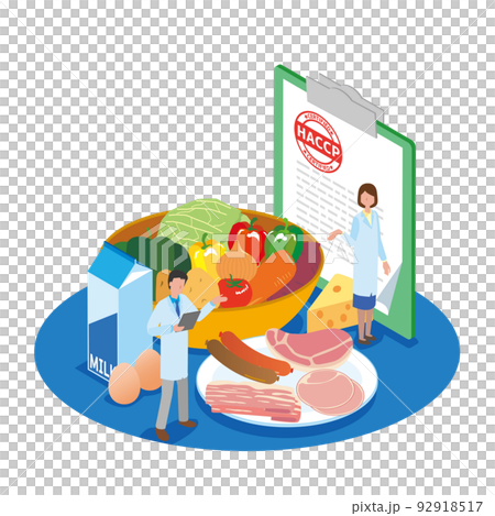 HACCPのイメージイラストのイラスト素材 [92918517] - PIXTA