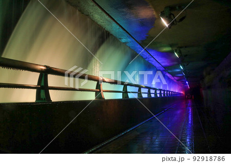 錦秋湖大滝のライトアップ＃7 92918786