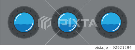 porthole icon with sea view marine holiday design porthole icon with sea view marine holiday design 92921294