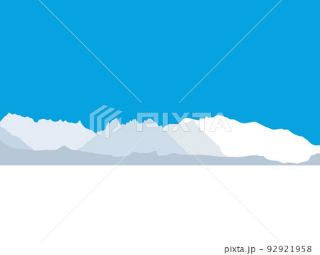 モンブラン　mont　blanc　ブラン湖　lac　blanc　シャモニー　chamonix　冬 92921958