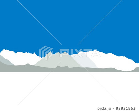 モンブラン　mont　blanc　ブラン湖　lac　blanc　シャモニー　chamonix　冬 92921963