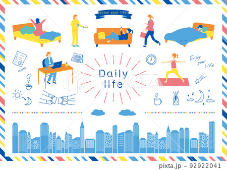 現代女性のライフスタイル　素材集 92922041