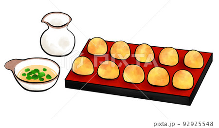 明石焼きのイラスト 明石焼きのイラスト 92925548