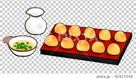 明石焼きのイラスト 明石焼きのイラスト 92925548