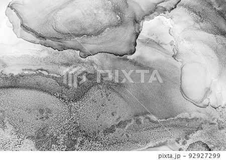 Grunge abstract black and white distress background 92927299