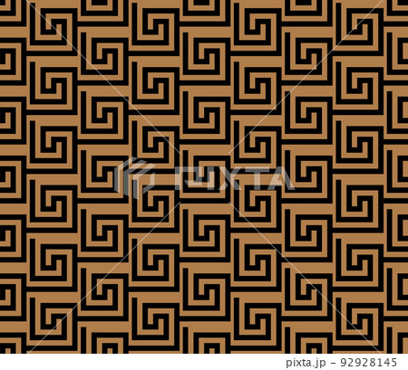 Seamless Greek Key luxury Background Pattern Texture 92928145