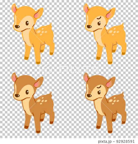 Illustration of a fawn 92928591