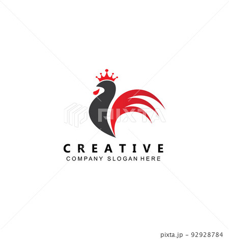 Premium quality animal fried chicken logo vector symbol Premium quality animal fried chicken logo vector symbol 92928784