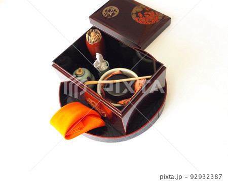 裏千家　卯の花点前の道具組 92932387