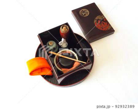 裏千家　卯の花点前の道具組 92932389