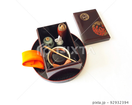 裏千家　卯の花点前の道具組 92932394