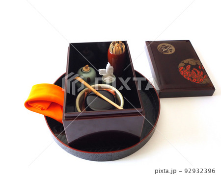 裏千家　卯の花点前の道具組 92932396