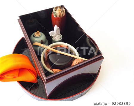 裏千家　卯の花点前の道具組 92932399