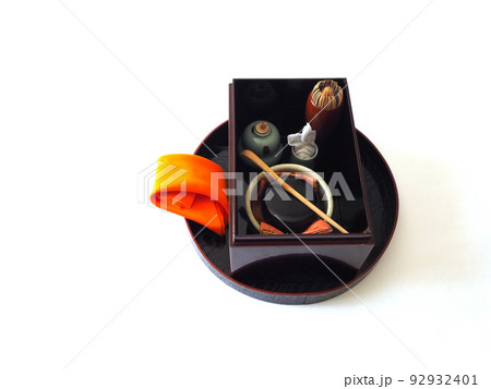 裏千家　卯の花点前の道具組 92932401