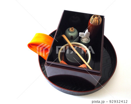 裏千家　卯の花点前の道具組 92932412