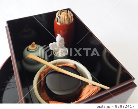 裏千家　卯の花点前の道具組 92932417