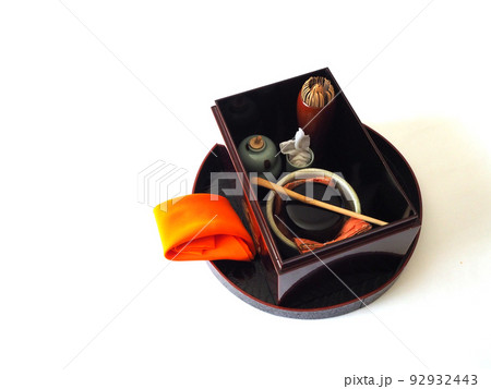 裏千家　卯の花点前の道具組 92932443