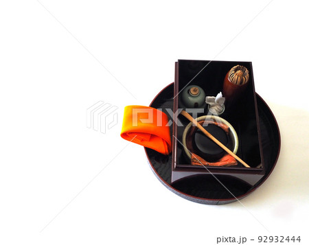 裏千家　卯の花点前の道具組 92932444