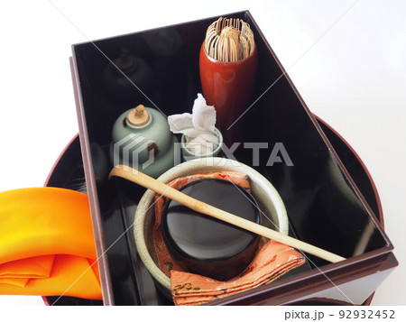 裏千家　卯の花点前の道具組 92932452