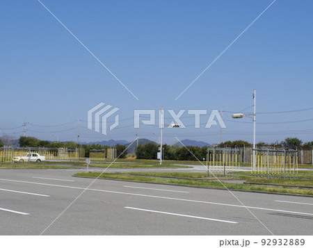 自動車教習所のコース 92932889