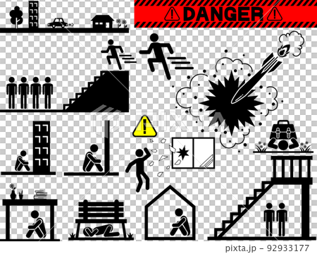 What to do when a ballistic missile falls: Evacuation area, underground mall, subway, underground facility, lie down and protect your head, near the window is dangerous 92933177