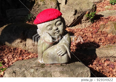 【広島県】日本三景安芸の宮島　弥山のお地蔵様 92934922