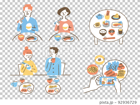 吃的人_套_顏色 吃的人_套_顏色 92936729