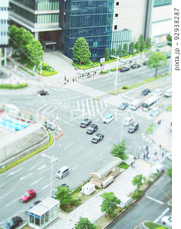 都会の街並 名古屋 チルトシフト 都会の街並 名古屋 チルトシフト 92938287