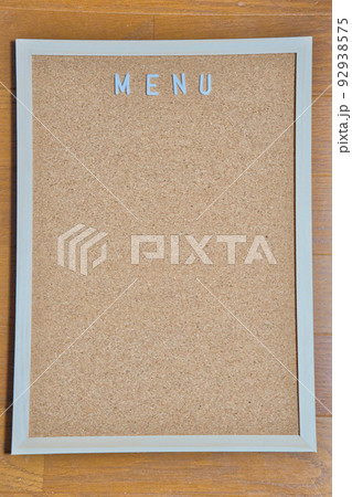 メニューボード 92938575