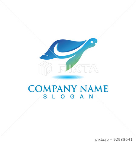 Turtle sea logo image design template animal vector Turtle sea logo image design template animal vector 92938641