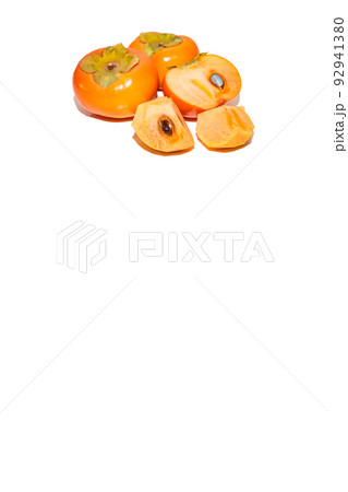 柿 かき カキ 秋の味覚 秋の果物 果物 果実 柿の写真 柿 かき カキ 秋の味覚 秋の果物 果物 果実 柿の写真 92941380