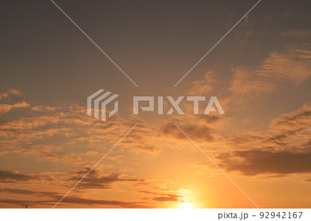 夕焼け空 夕焼け空 92942167