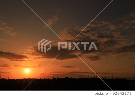 夕焼け空 夕焼け空 92942173