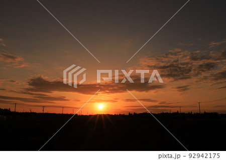 夕焼け空 夕焼け空 92942175