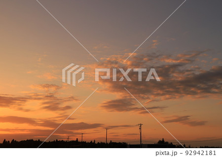 夕焼け空 92942181