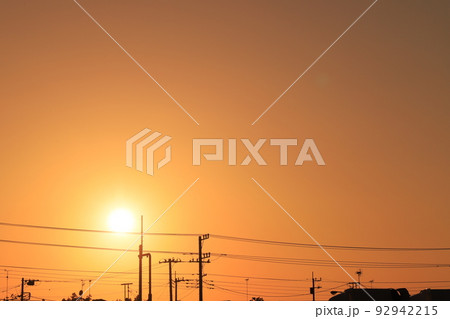 夕焼け空 92942215