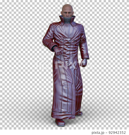 一個穿著長外套的男人 92942352