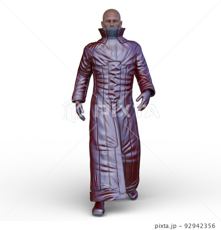 ロングコートを着た男性 92942356