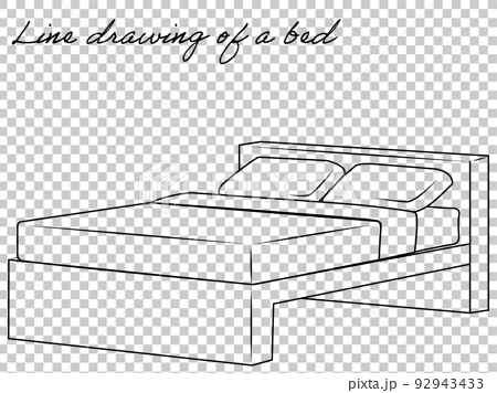 bed outline